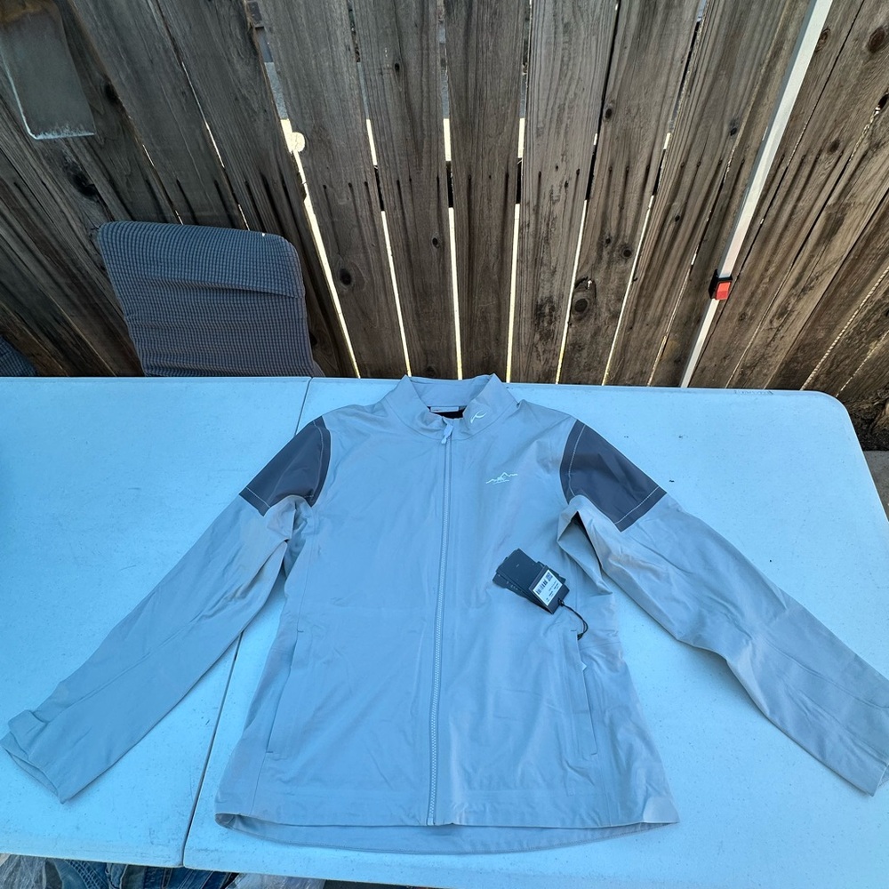 KJUS JACKET GREY SIZE L WATERPROOF, BREATHABLE, ULTRA-STRECH
